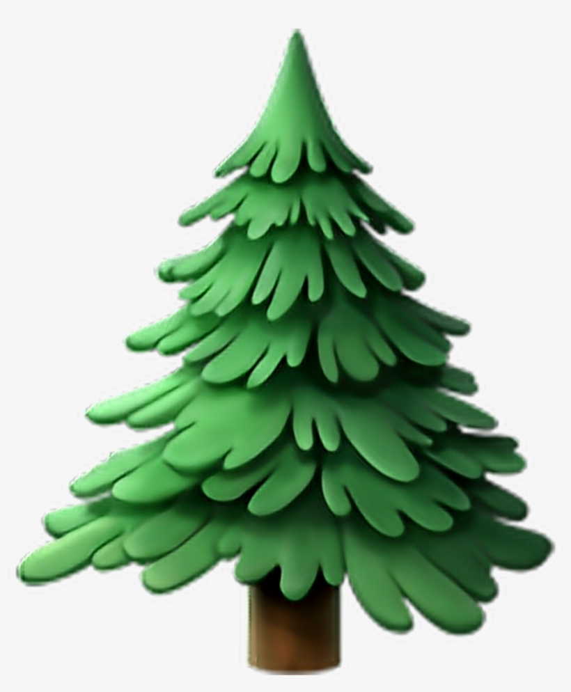 Transparent Pine Tree Emoji  Free Transparent PNG 