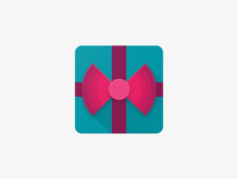Gift Icon In Materialdesign Style For Android And Ios - Graphic Design, transparent png #1303408