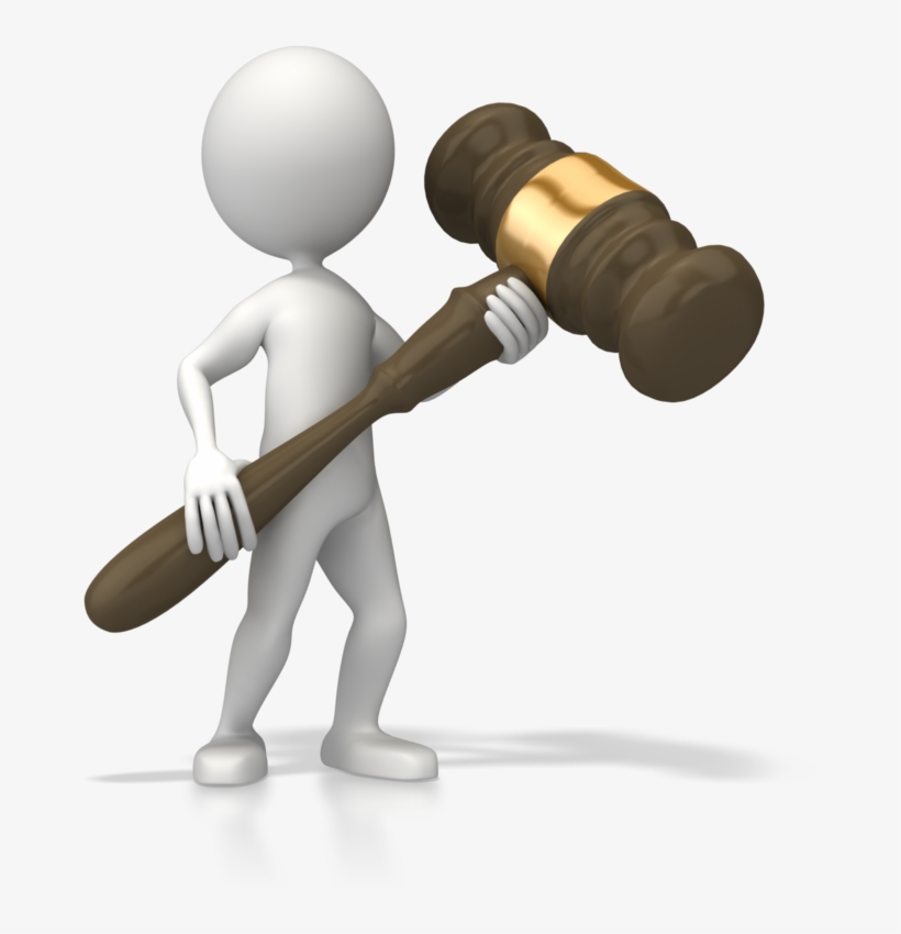 Judging - Gavel Animation Transparent, transparent png #1303743