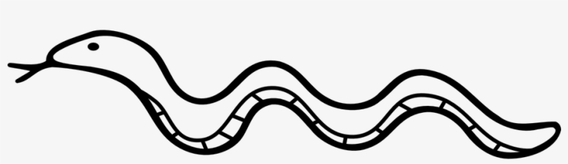 Drawn Serpent Snake Png - Garter Snake Clipart, transparent png #1303764