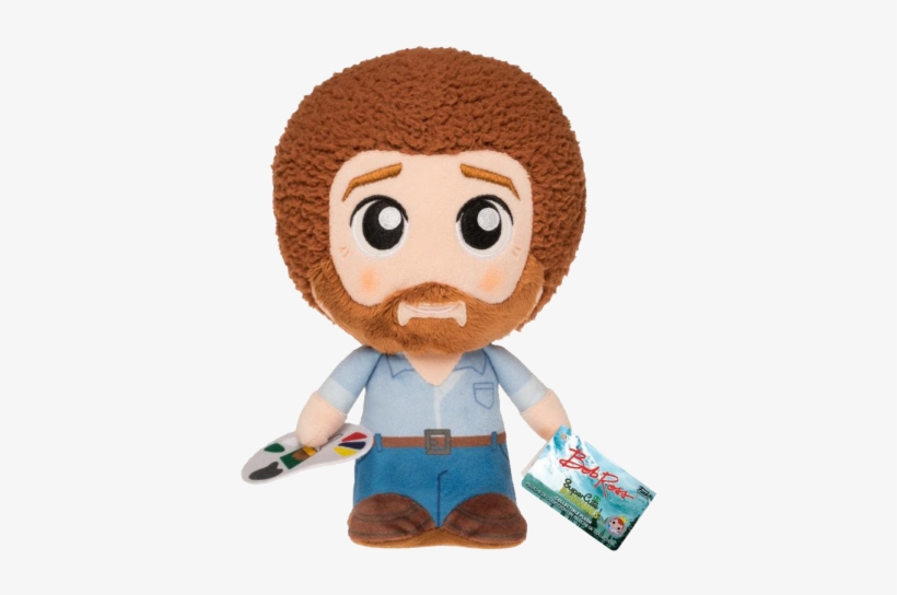 Funko Supercute Plush Bob Ross - Bob Ross Plush Toy, transparent png #1303828