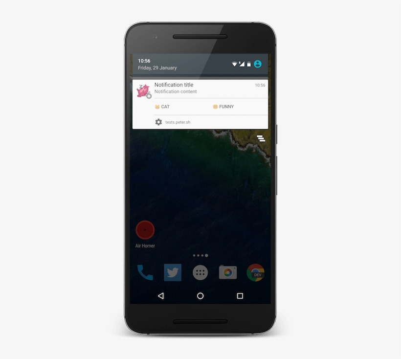The Addition To The Api Is Pretty Simple - Mobile Web Push Notification Chrome, transparent png #1304032