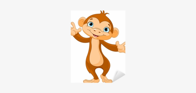 Baby Monkey Cartoon, transparent png #1304333