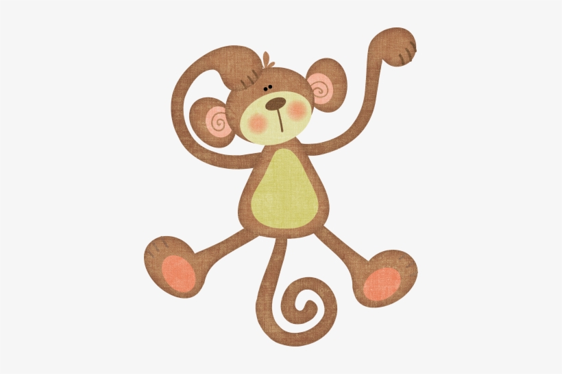 Resultado De Imagen Para Baby Monkey Dibujo - Monkey Baby Shower Invitations With Ultrasound, transparent png #1304389