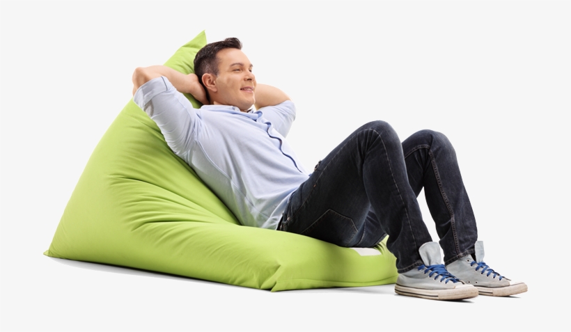 Relax - Man Laying Armchair, transparent png #1304464