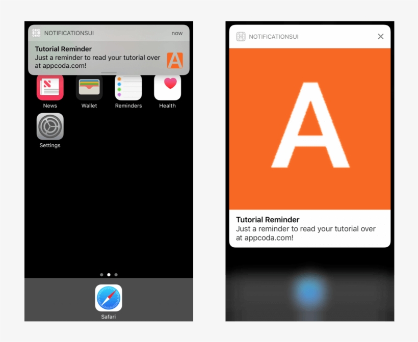 Enter Image Description Here - Ios Local Notification Add, transparent png #1304683