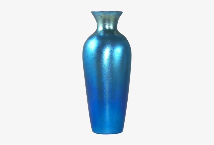 Free Png Vase Png Images Transparent - Blue Iridescent Glass Vase, transparent png #1304906