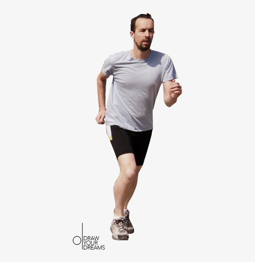 Personas Drawyourdreams - Guy Running Png, transparent png #1304909