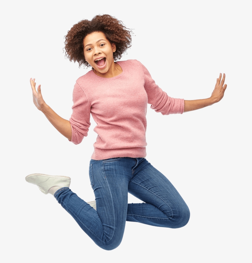 Launching A New Business - Jumping, transparent png #1304934