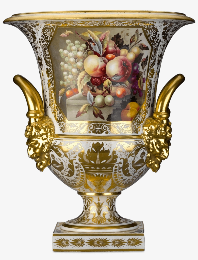 Derby Porcelain Campana Vase, transparent png #1305227