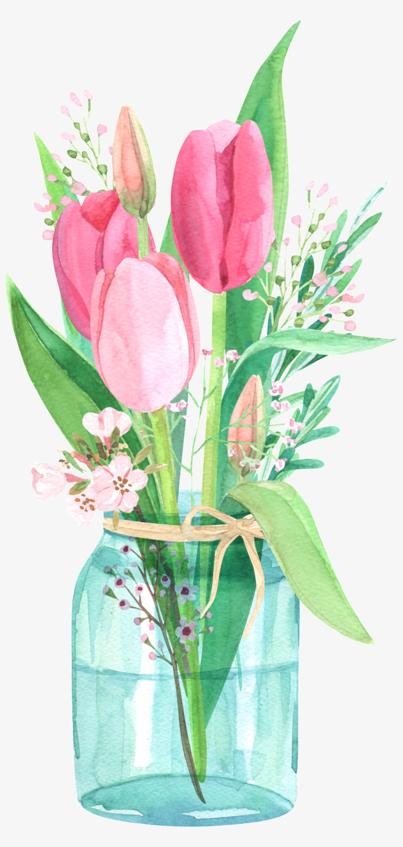 Transparent Vase Png - Hoa Tu Lip, transparent png #1305299