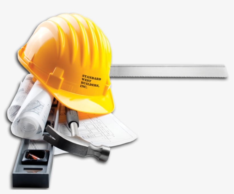 Construction Tools Png Vector Free - Hard Hat And Construction Tools, transparent png #1305473