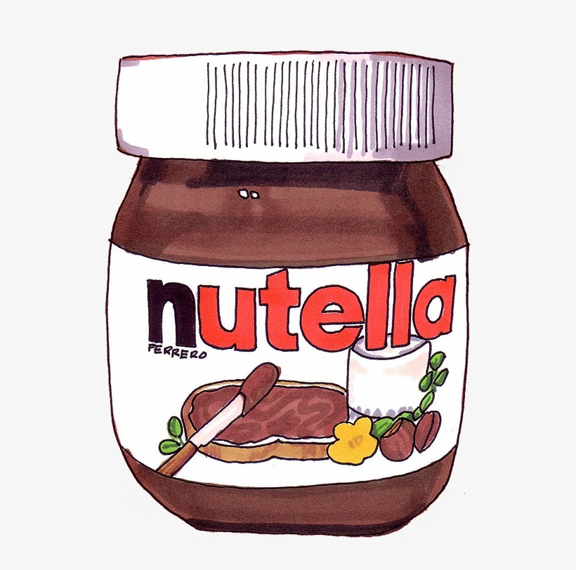 Png, Pizzas, Chocolates, Tees, Hold On, T Shirts, Chocolate - Nutella Illustration, transparent png #1305501