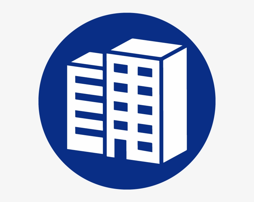 Building Icon - Blue Building Icon Png, transparent png #1305858