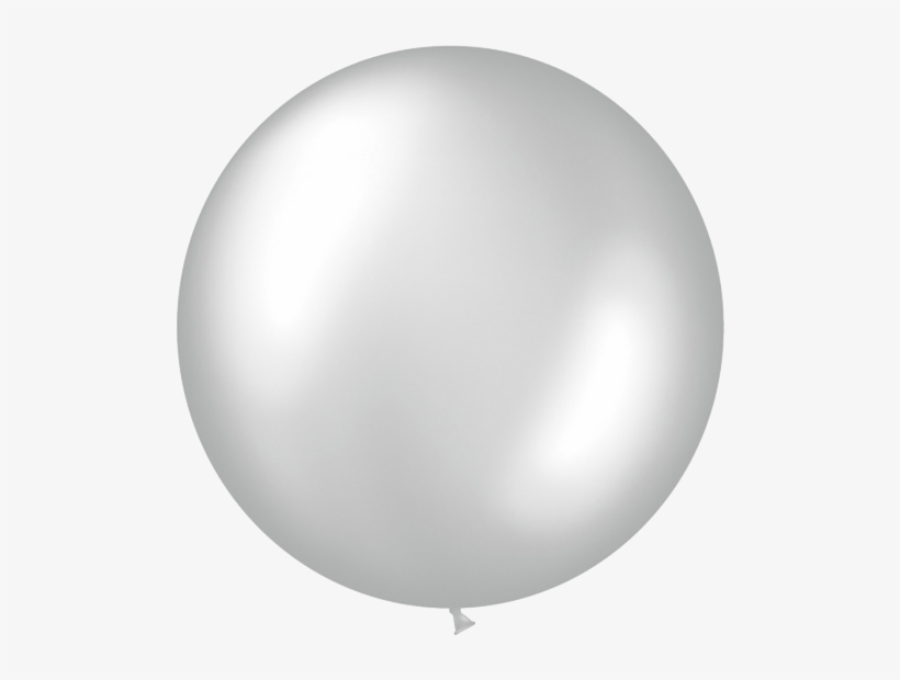 Silver Jumbo Foil Balloon - Silver Balloon, transparent png #1305894