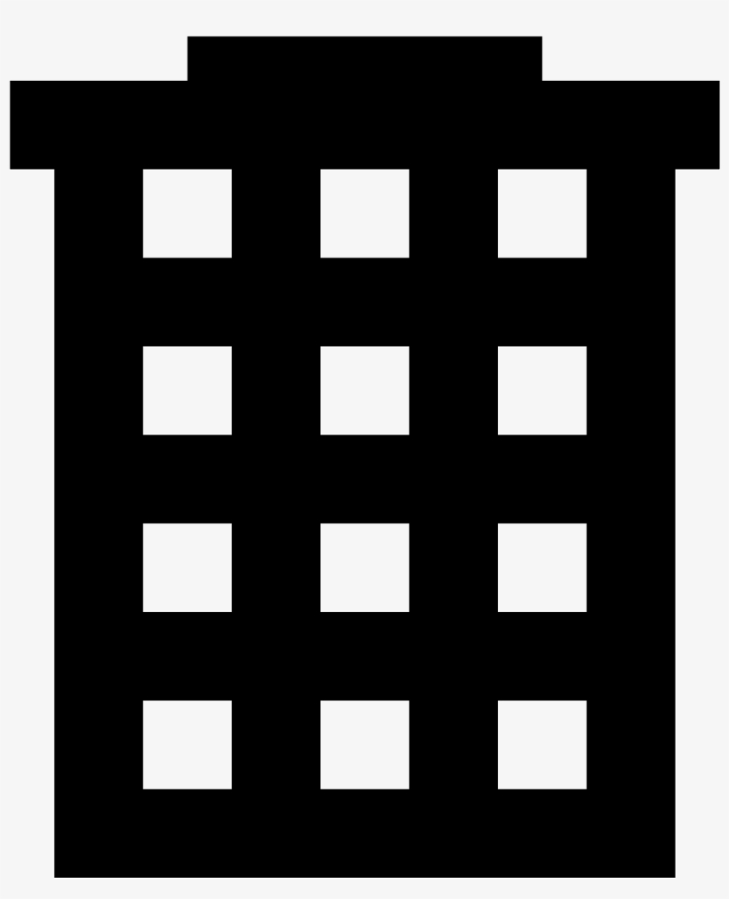 This Icon For "building" Is Depicted As A Rectangle, - Mobile Svg, transparent png #1305986