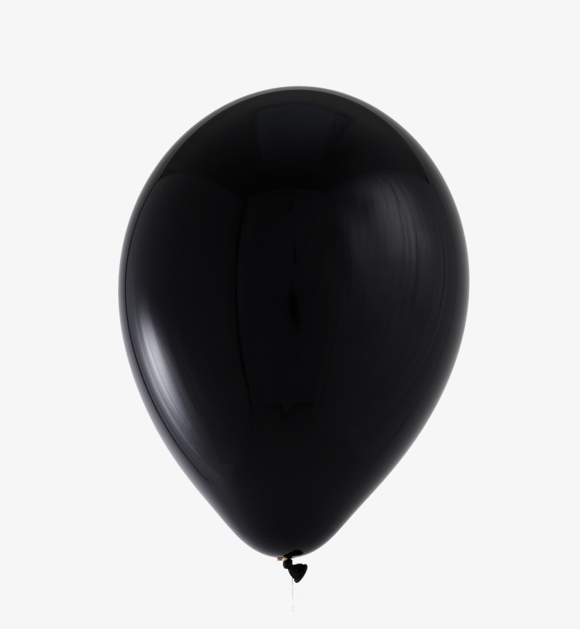 11" Black Balloon - Balloon, transparent png #1306105