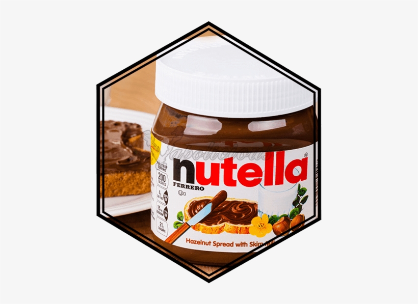 For 50ml Vapolicious&trade - Nutella Hazelnut Chocolate Spread - 13 Oz Jar, transparent png #1306275