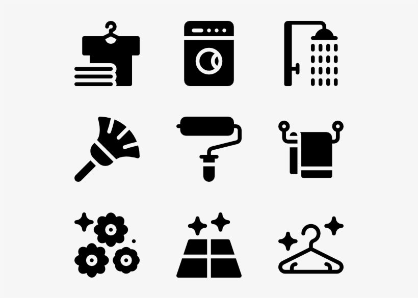 Cleaning 50 Icons - Icon, transparent png #1306338