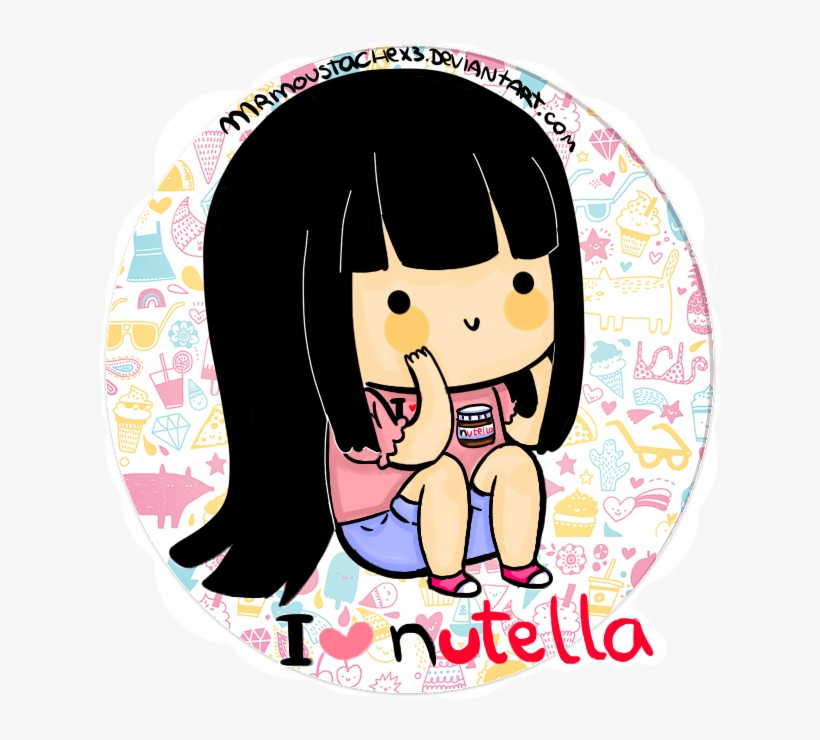 Nutella Images Chibi Girl Nutella ♥ Wallpaper And Background - Imagenes De Que Digan Nutella, transparent png #1306445