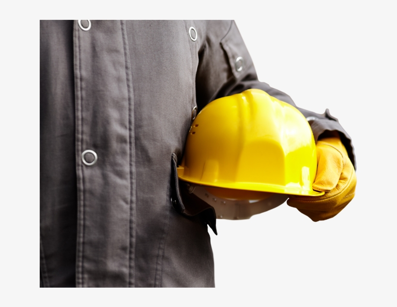 A Construction Worker Holding A Hard Hat - Corporate Safety, transparent png #1306478