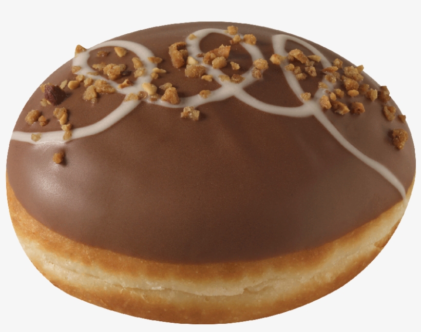 Nutty Chocolatta - Krispy Kreme Nutella Filled Donut, transparent png #1306584