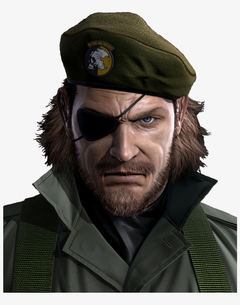 Metal Gear Solid 5 Big Boss Png - Metal Gear Solid Peace Walker Big Boss, transparent png #1306770