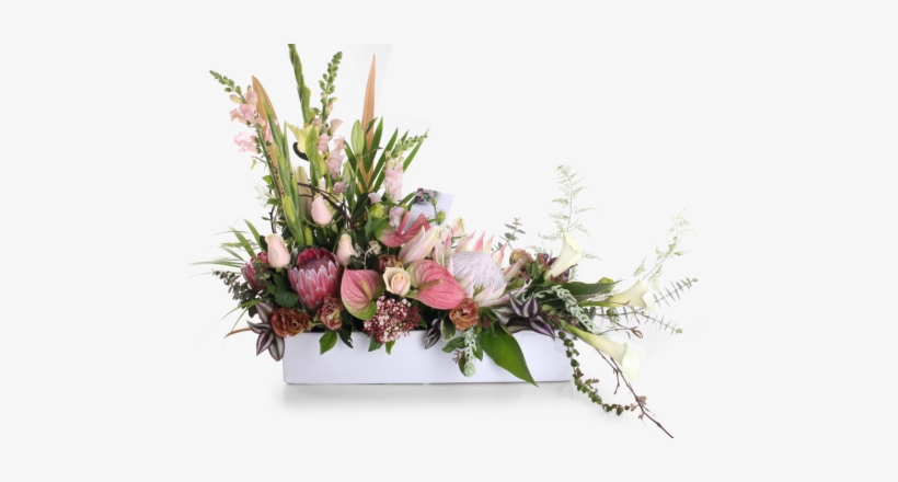 Stunning Ceramic Arrangement - Flowers Arrangement Transparent Png, transparent png #1307041
