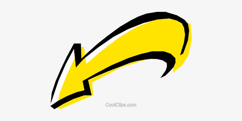 Cool Arrow Royalty Free Vector Clip Art Illustration - Freccia Png, transparent png #1307047