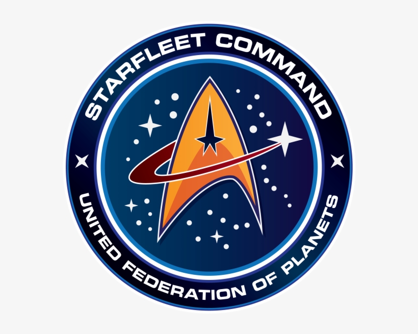 Blue Alert Notifies The Ship's Crew To Occupy Code - Star Trek Starfleet Logo, transparent png #1307130