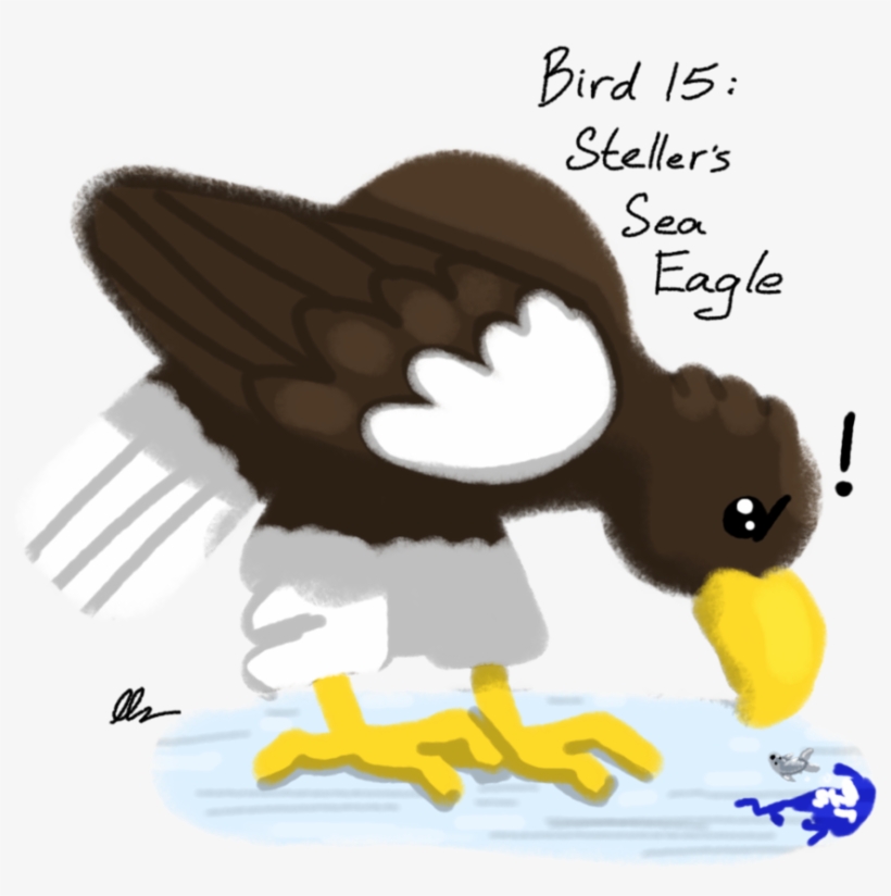 Clip Download Decembirb Steller S Sea Eagle By Silverwingink - Cartoon, transparent png #1307151