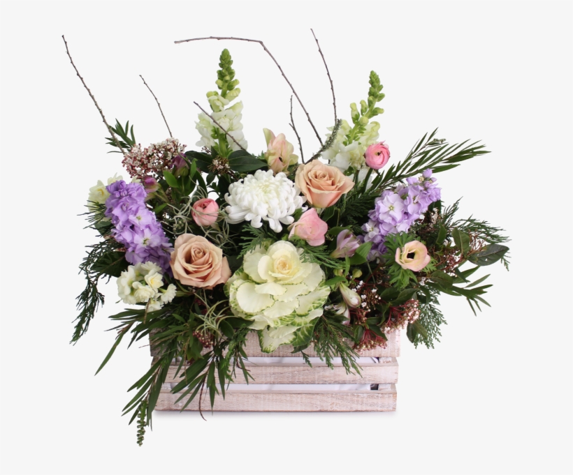 Vintage Pastel Crate - Pink, transparent png #1307312