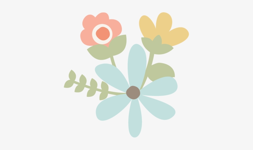 Flowers Cut File For Scrapbooking Flower Free Flower - Flower, transparent png #1307342