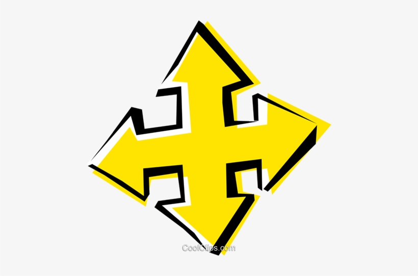 Cool Arrows Royalty Free Vector Clip Art Illustration - Clip Art, transparent png #1307432