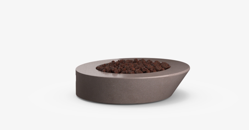 Shear Fire Ring In Slate Gray - Chocolate, transparent png #1308366