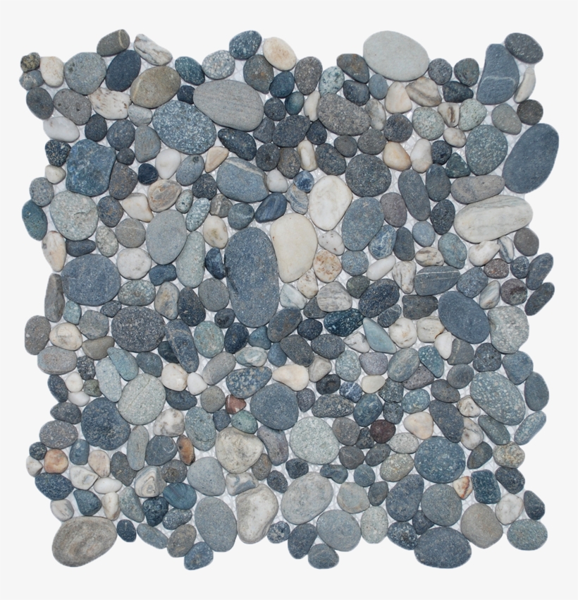Natural Pebble Tile Mosaics - Rock, transparent png #1308368