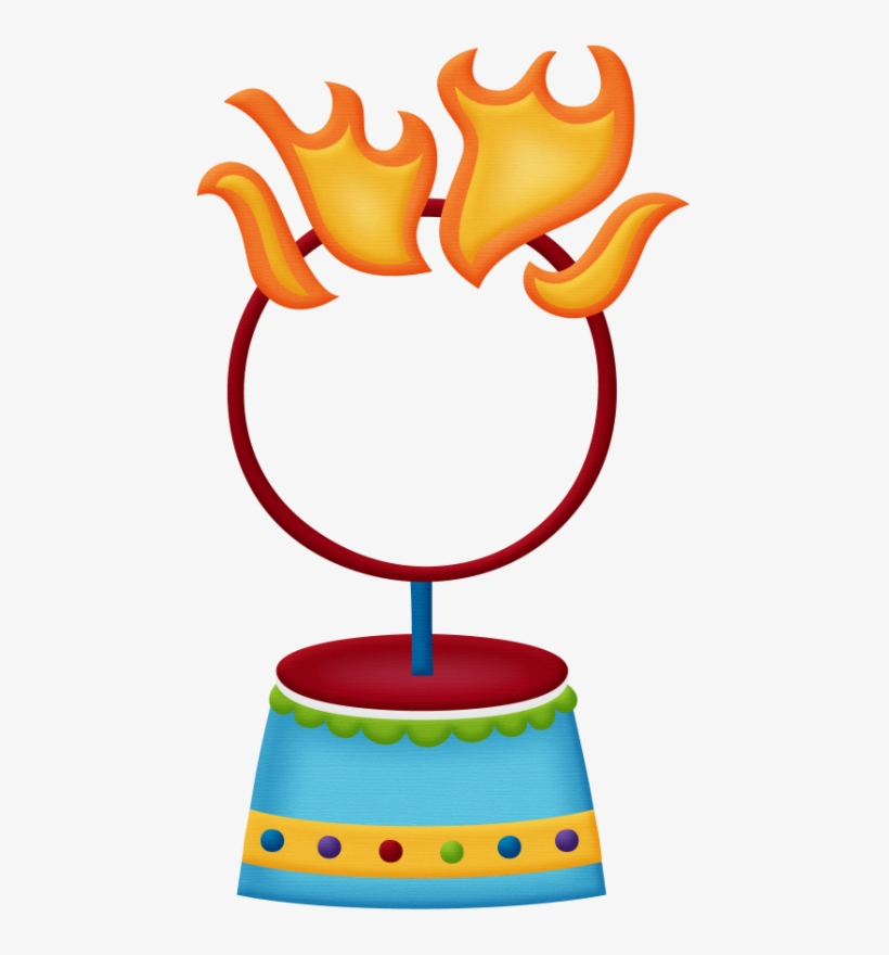 Fire Ring - Circus Cliparts Png, transparent png #1308391