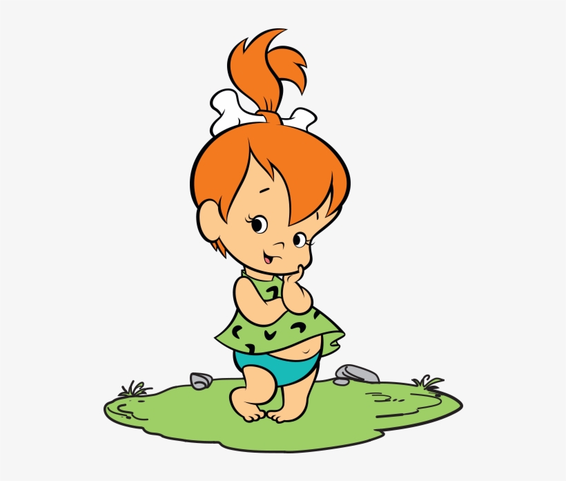 Pebble Giving Pose - Pebbles Flintstones, transparent png #1308445