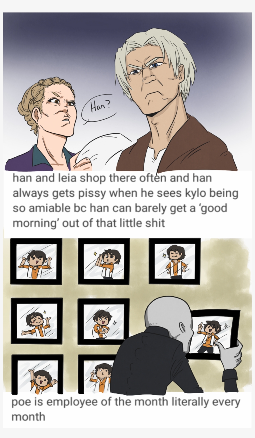Star Wars Grocery Store Au What The Fuck Visual Version - Cartoon, transparent png #1308650