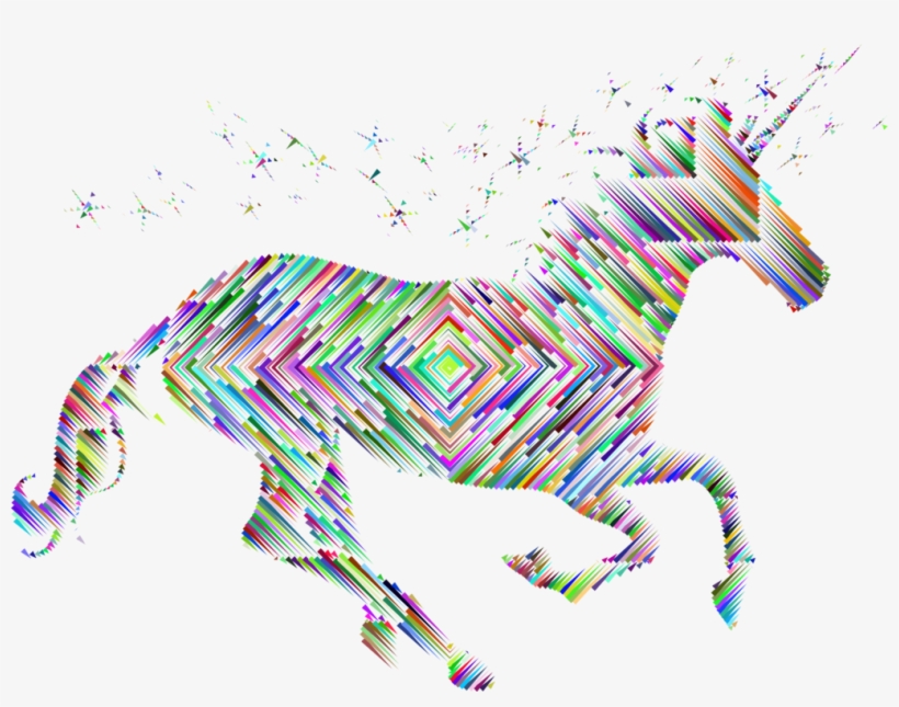 Medium Image - Unicorn Silhouette Line, transparent png #1308740