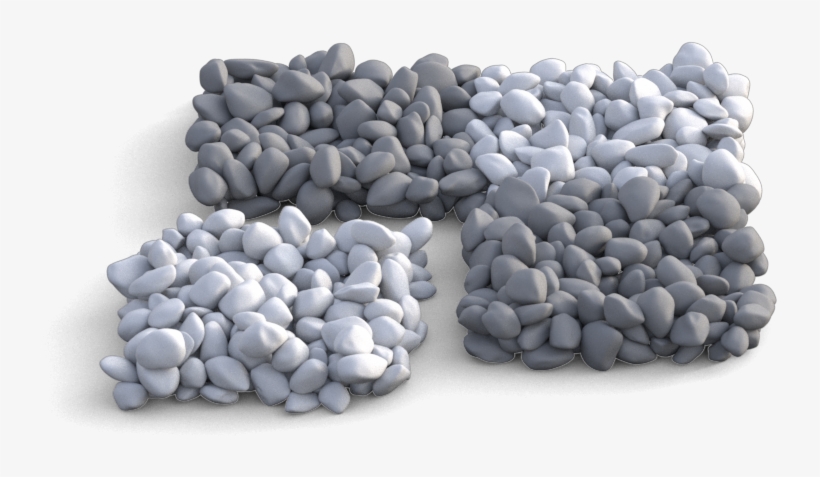Clustered Meshes Allow For Flexibility - Pebble, transparent png #1309339