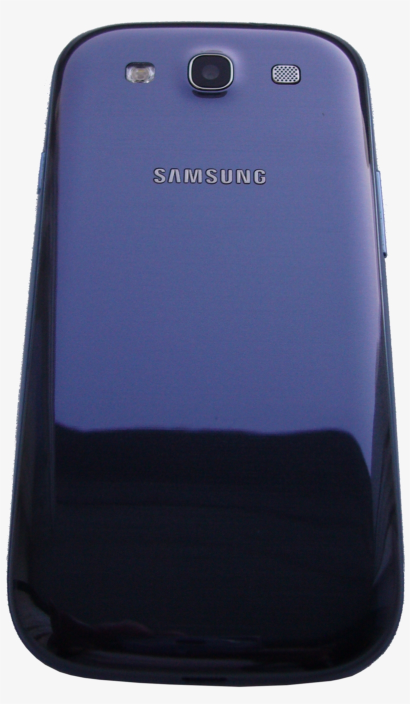 Samsung Galaxy S Iii Pebble Blue Back Tilted - Pebble Blue, transparent png #1309561