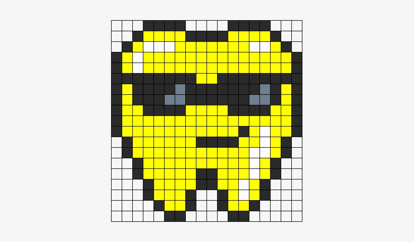 Gold Tooth Perler Perler Bead Pattern / Bead Sprite - Картинки По Клеточкам Средние, transparent png #1309647