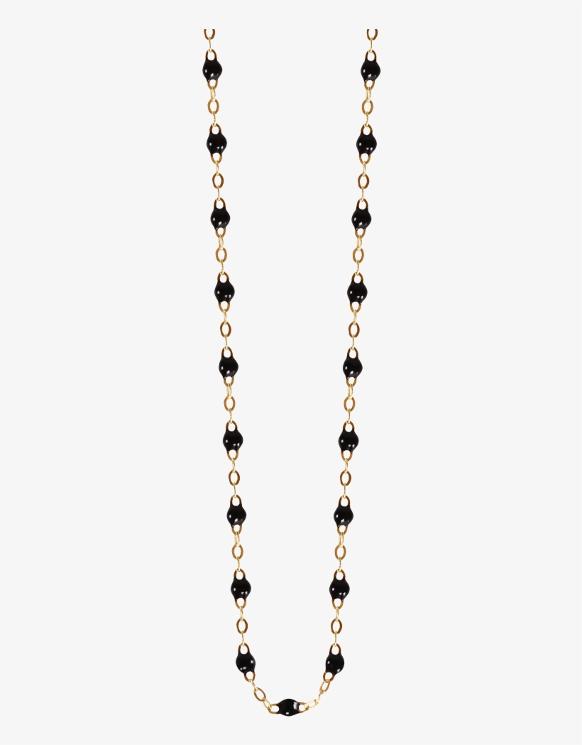 16'' Gold And Resin Beaded Necklace - Chain, transparent png #1309804