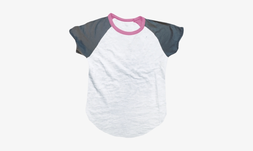 Burnout White/grey Baseball T-shirt - Pattern, transparent png #1309827