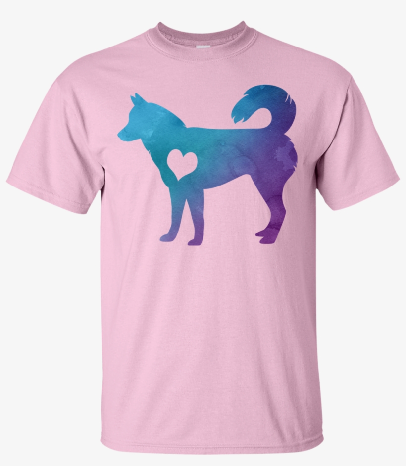 Watercolor Husky Shirts & Hoodies - Goku And Chichi Tee Shirt, transparent png #1310000