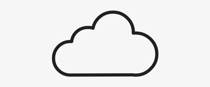 Cloud Icon - Cloud Icon Large, transparent png #1310274