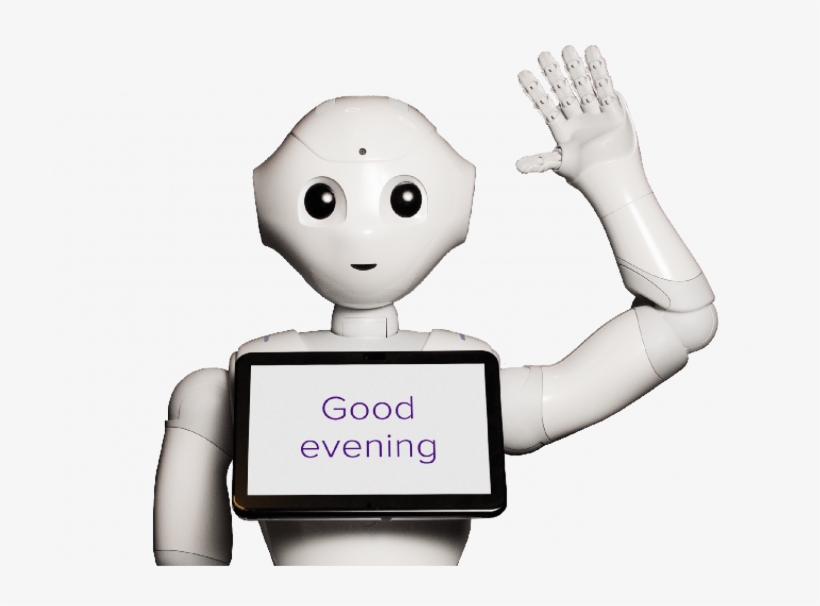 Hi, I'm Pepper - Welcoming Robot, transparent png #1310329