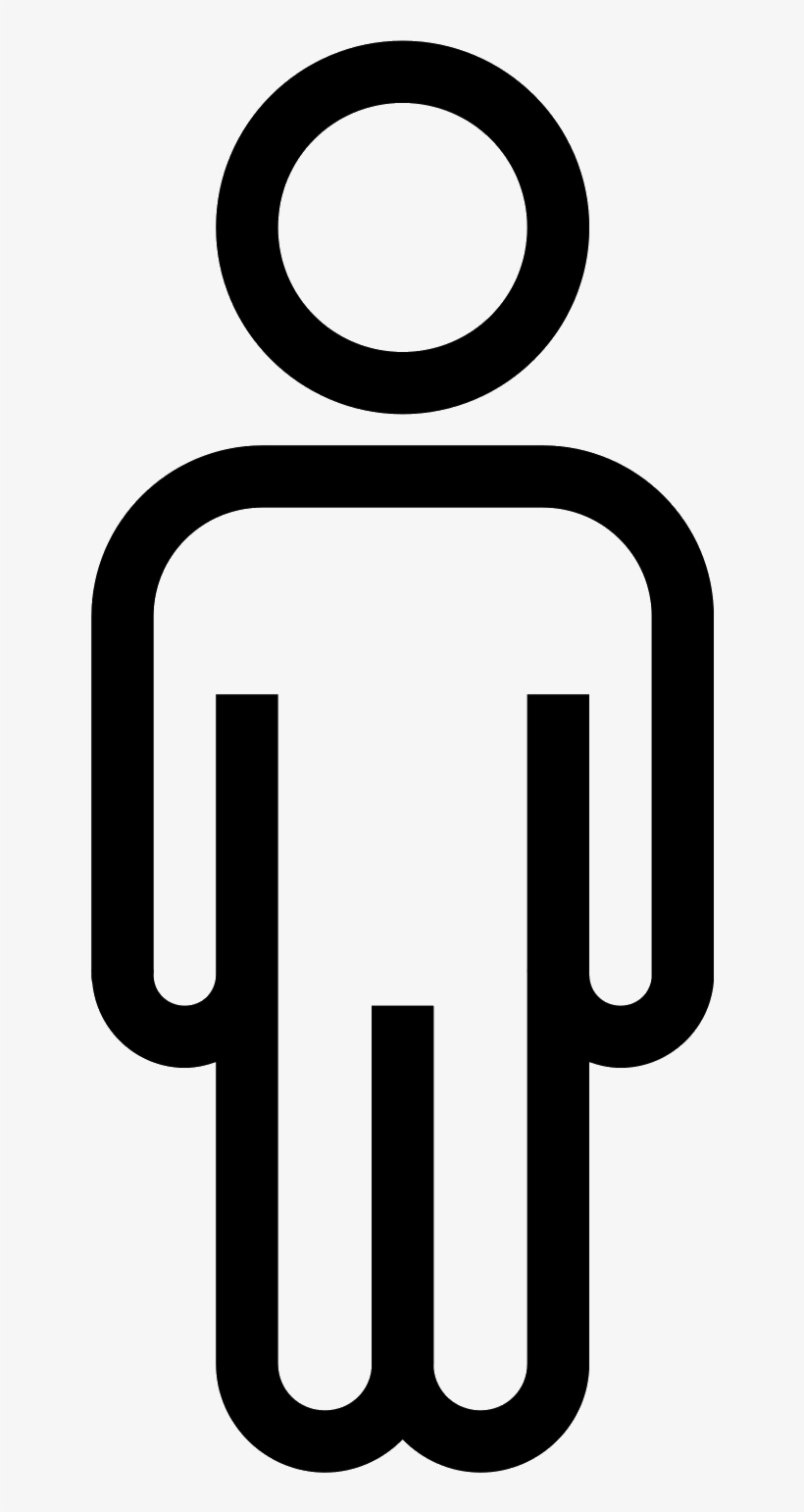 Male Stick Figure Png - Man Icon Png, transparent png #1310416