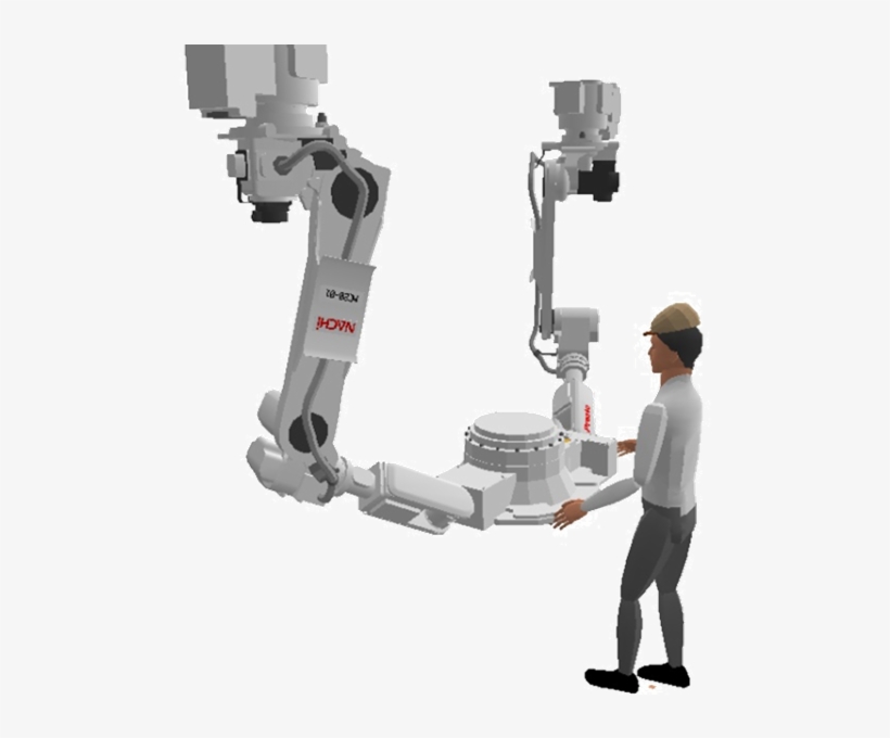 Hand Guiding Collaborative Robot, transparent png #1310612